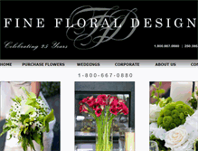 Tablet Screenshot of flowersvictoria.com